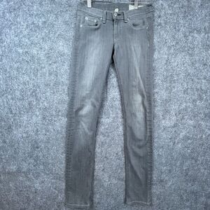 Rag & Bone Jeans Womens 24 Grey Buxton Skinny Slim Stretch